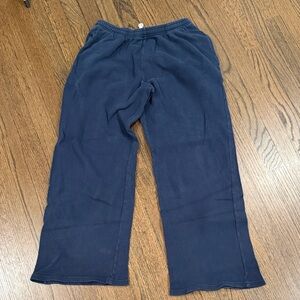 Brandy Melville Navy Wide Leg Pants